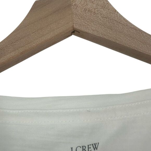 J.Crew Factory Graphic Bagel T-Shirt Tee Small White Collector Tee Novelty - Picture 11 of 11